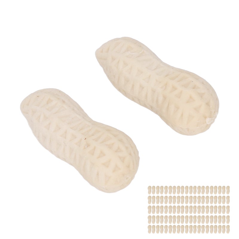 Peanut Eraser 100Pcs Latex-Free Safe Peanut Eraser - Cute Peanut Appearance Eraser for Kids School Supplies, Student Gifts, Party Favors - Image 5