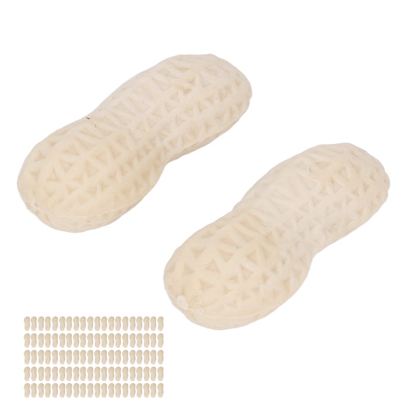 Peanut Eraser 100Pcs Latex-Free Safe Peanut Eraser - Cute Peanut Appearance Eraser for Kids School Supplies, Student Gifts, Party Favors - Image 4