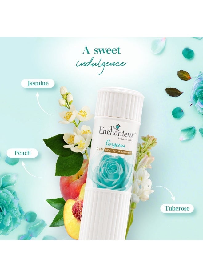 Enchanteur Perfumed Talc Gorgeous 250 Gm (Packaging may vary) - Image 5