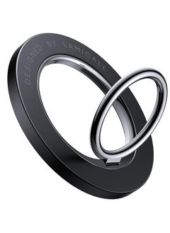 Lamicall Magnetic Phone Ring Holder For Magsafe Magnetic Finger Phone Ring Stand Holder Magnet Ring Grip Compatible With Iphone 12 13 14 15 Pro Max Plus Mini Mag Safe Accessories Misty Black  - Image 1