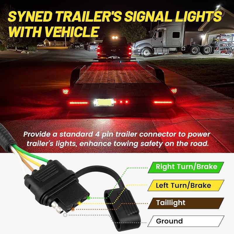 Oyviny 4 Way Flat Trailer Wiring Harness - Image 3