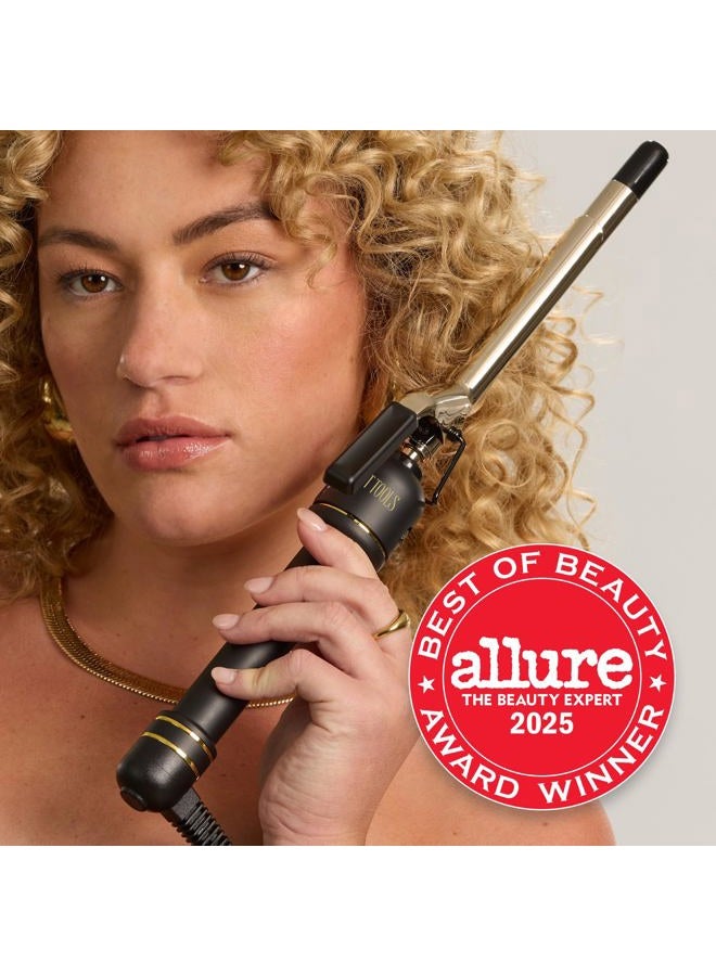 Hot Tools 24K Gold Professional 2" Extended Barrel Curling Iron with Clamp for Loose Curls - 24K Gold Technology for Long-Lasting Results & Longer Barrel for Easy Styling - Image 3
