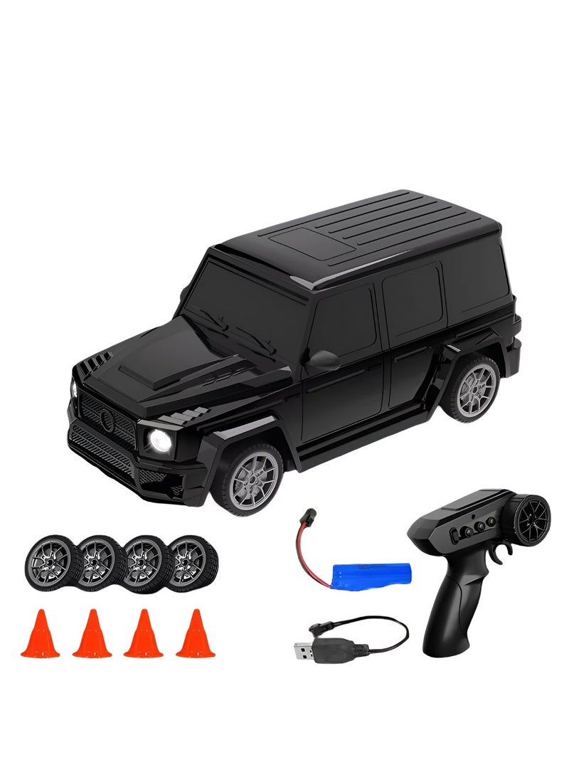 HOBB 1:24 Scale G Wagon Model RC Drifting Car – 20 km/h High-Speed Remote Control Vehicle with 2.4GHz Wireless Controller and USB Rechargeable Battery - Image 1