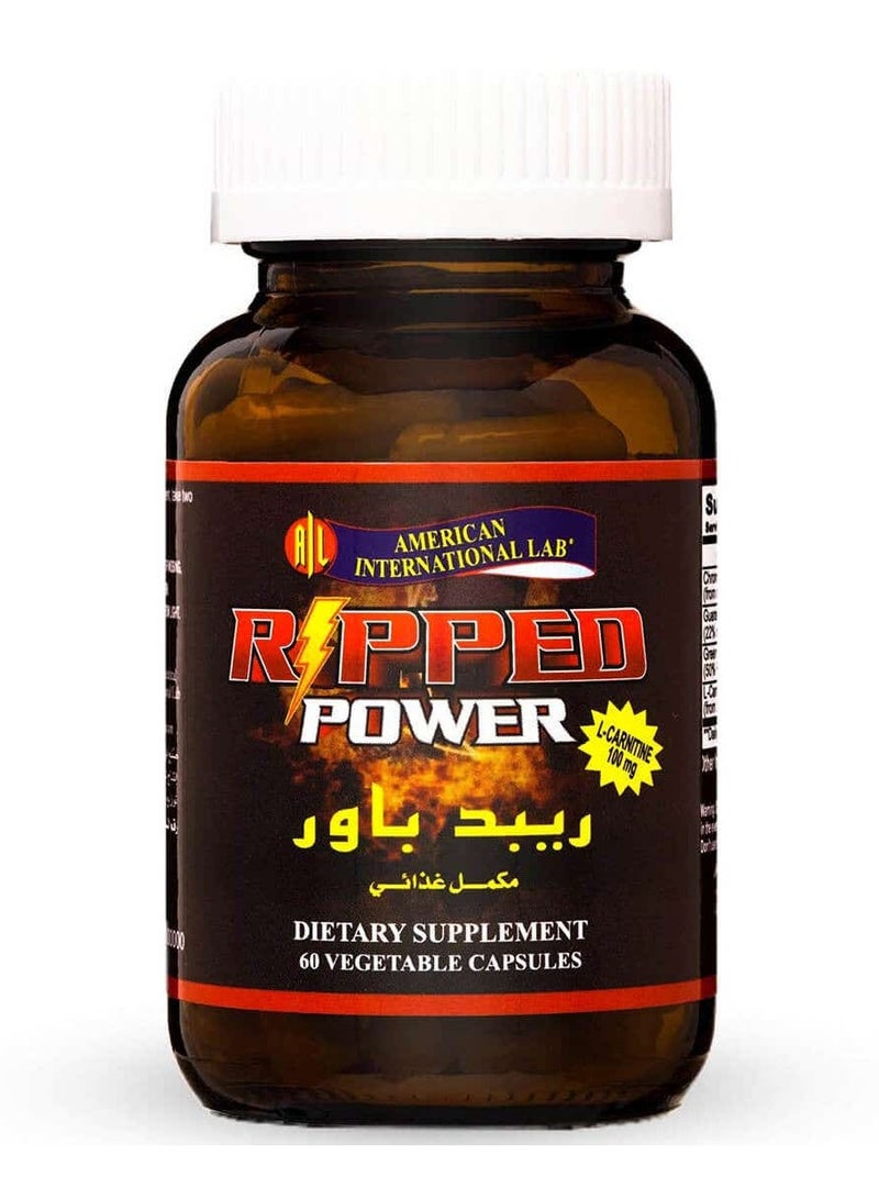 باور اميريكان انترناشونال لاب ريبيد باور 60 كبسولة