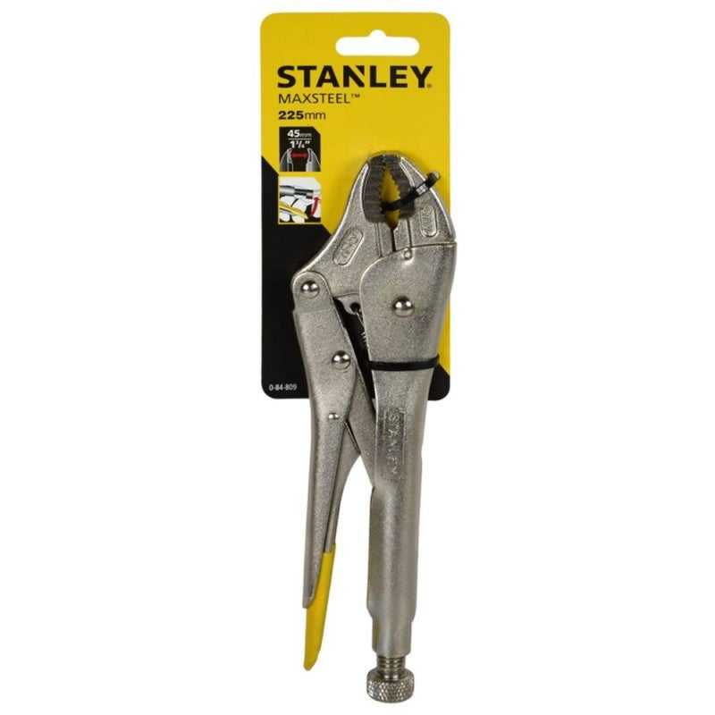 Stanley MaxSteel Locking Pliers 225mm – Durable Grip, Heavy-Duty Mechanism