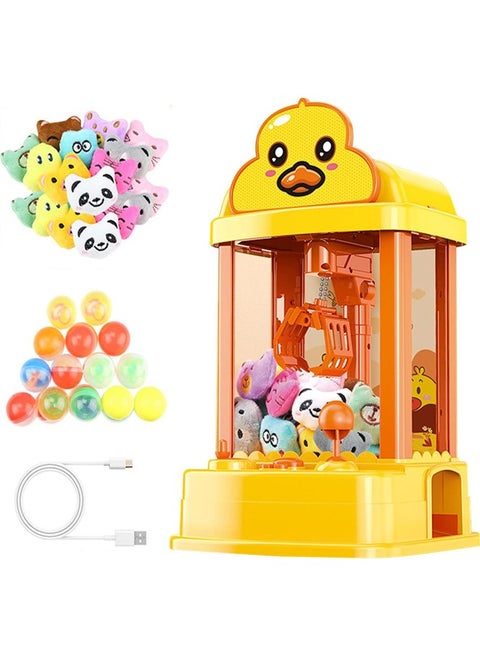 Mini Claw Machine Arcade Game with Adjustable Sounds and Countdown Timer