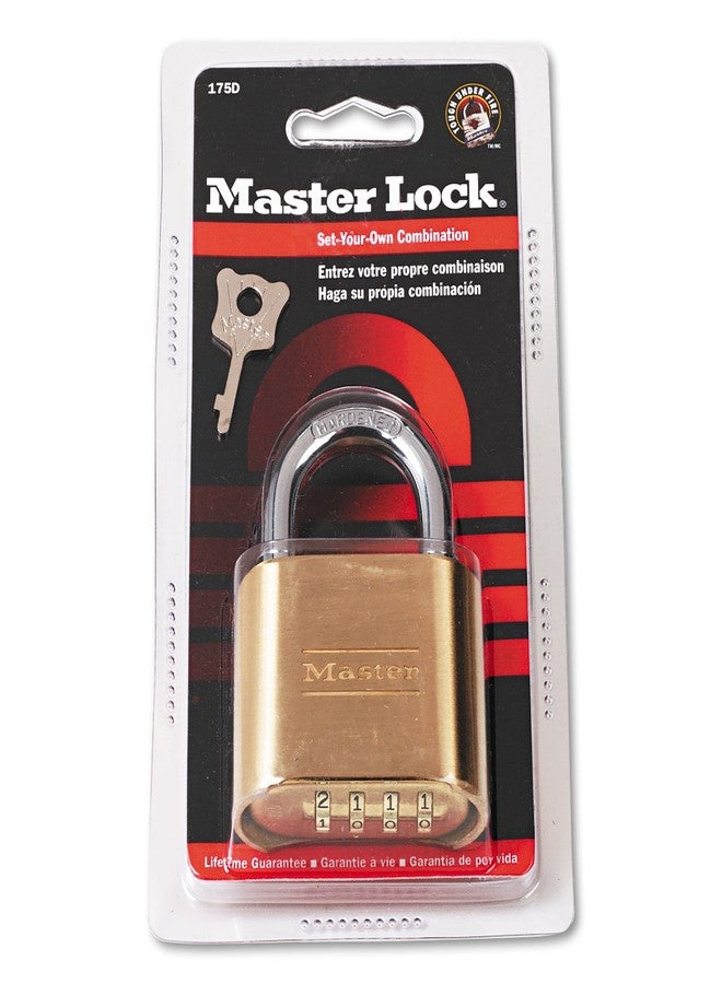 Master Lock MLK175D - Resettable Combination Padlock - Image 1