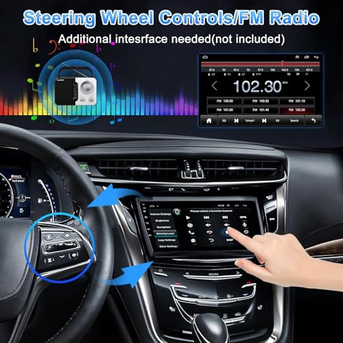 Alikali 9in Android 13 Car Stereo Radio for Mazda MX-5 2006-2021 w/GPS Navigation Support Wireless Carplay Android Auto Bluetooth FM/RDS WiFi/SWC/Mirror Link + Backup Camera 2+32G - Image 5