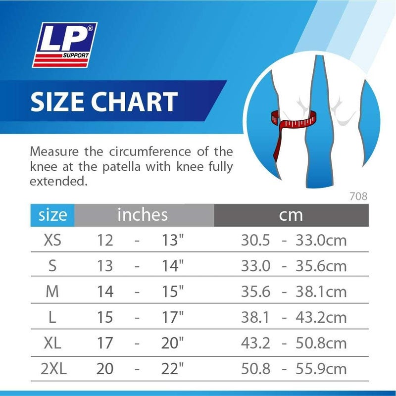 LP Support 708 Standard Knee Support, Tan - Image 4