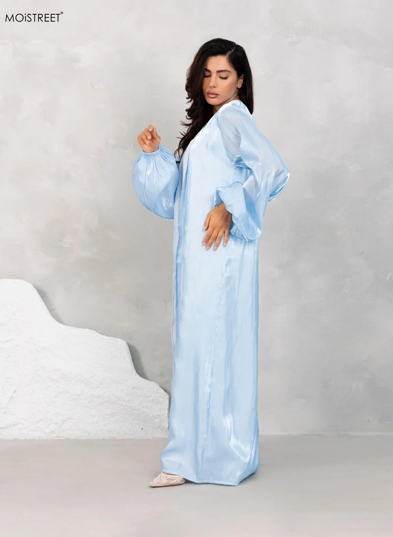 Moistreet  Balloon Sleeve Abaya Set for Women | Best Price UAE