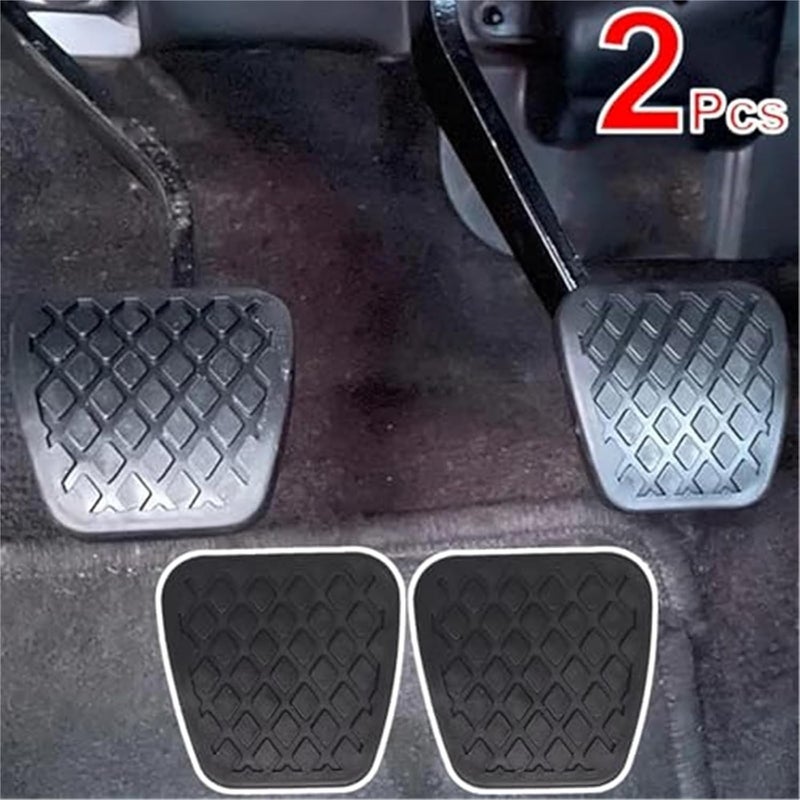 QASULER Rubber Brake Clutch Pedal Pad Cover - Image 3