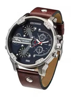 Cagarny Men's Water Resistant Leather Analog Watch 6820  - Image 3