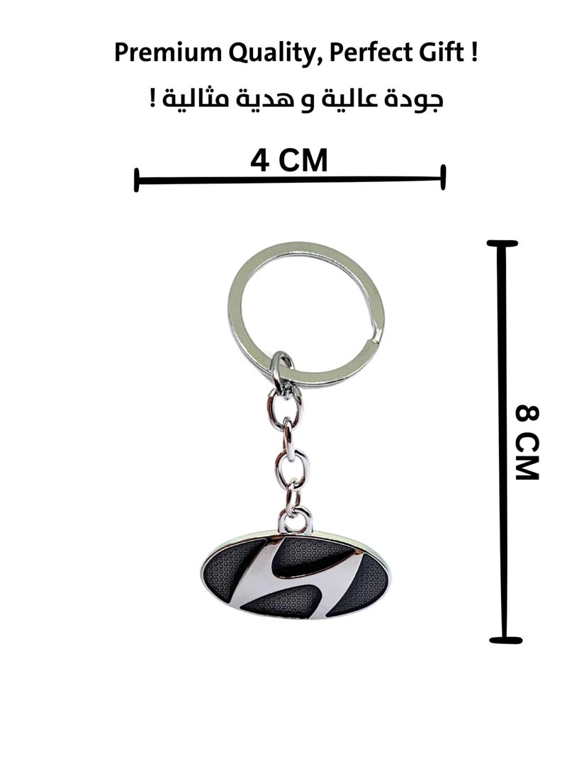 Hyundai Logo Key chain , Hyundai Metal key chain - Image 2