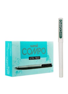 Uniball 12-Piece Uni Compo 0.3mm Tip Green Ink  - Image 3