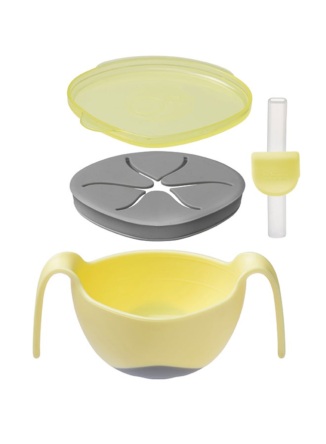 b.box Toddler Bowl And Straw - Banana Split,  6M+ - Image 2
