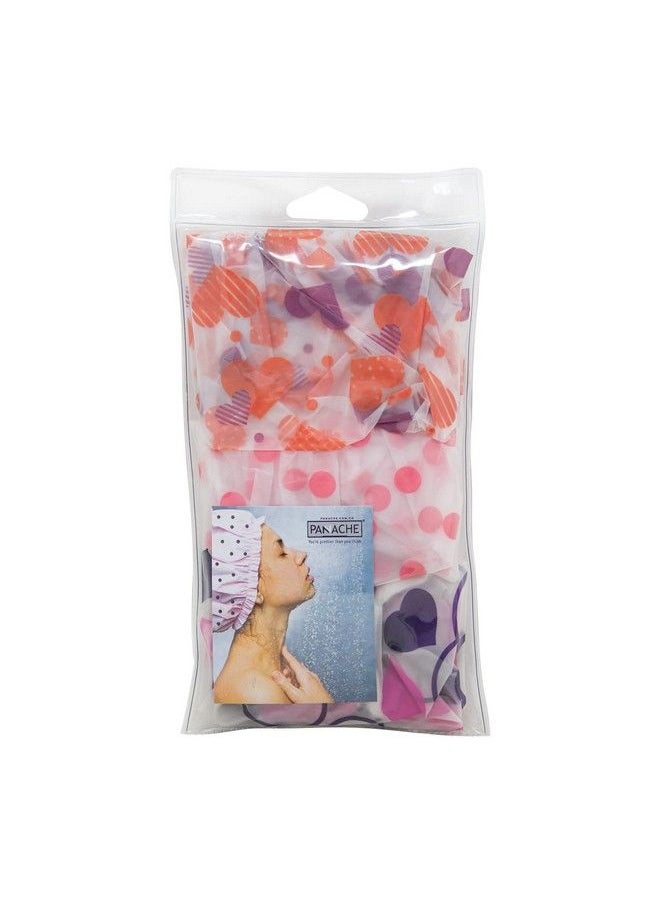 Panache Premium Shower Cap Pack Of 3 Reusable  - Image 2