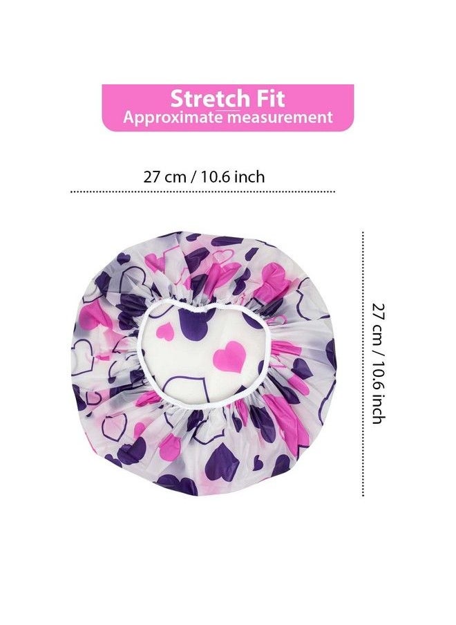 Panache Premium Shower Cap Pack Of 3 Reusable  - Image 3