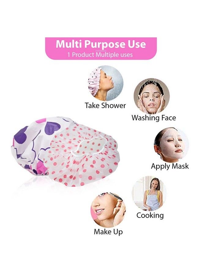 Panache Premium Shower Cap Pack Of 3 Reusable  - Image 4