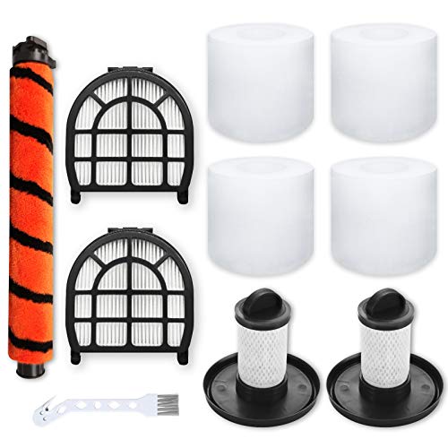 Leemone Replacement Parts for Shark LZ600 LZ601 LZ602 LZ602C APEX UpLight Lift-Away DuoClean Vacuum Cleaner, 2 Post Hepa & 2 Pre-Motor Filters, 4 Foam Filters, 1 Soft Brush Roll - Image 1