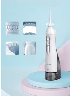 Mornwell Water Flosser Teeth Cleaner 330Ml 3 Modes Portable Dental Oral Irrigator Usb Rechargeable Electric Dental Flosser For Teeth Braces Bridges Care Home Travel  - Image 3