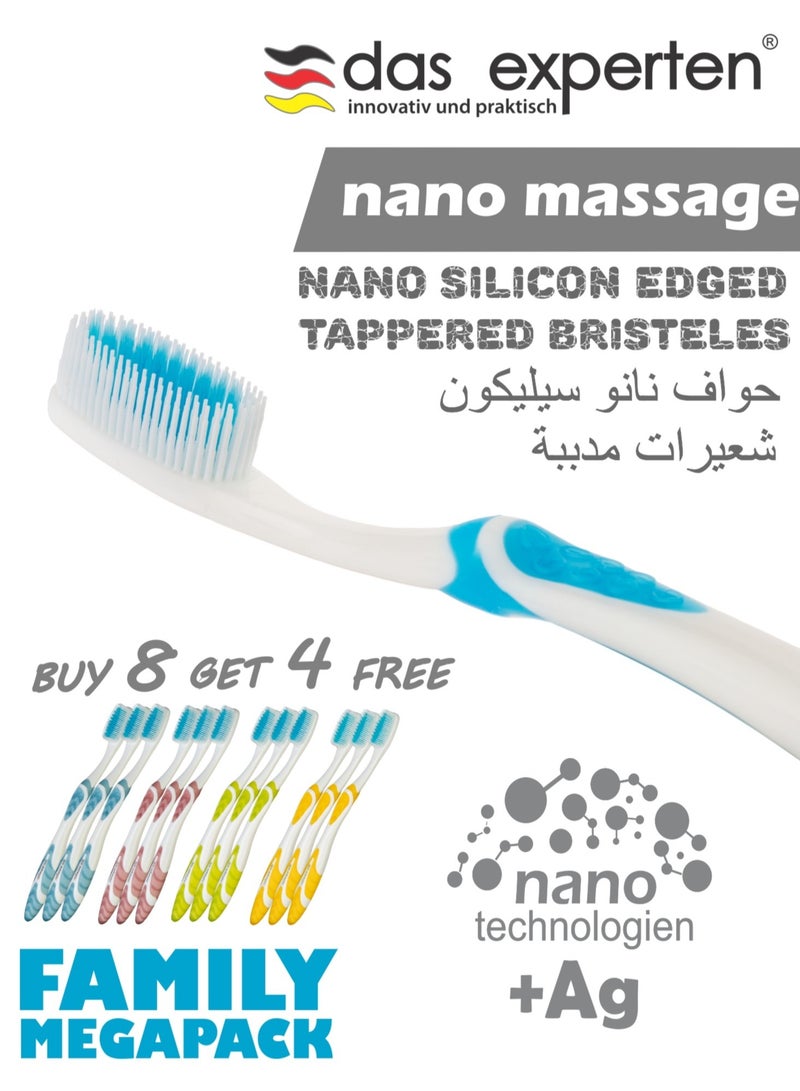 Das experten nano silicon edged  toothbrush Nano Massage - Image 1