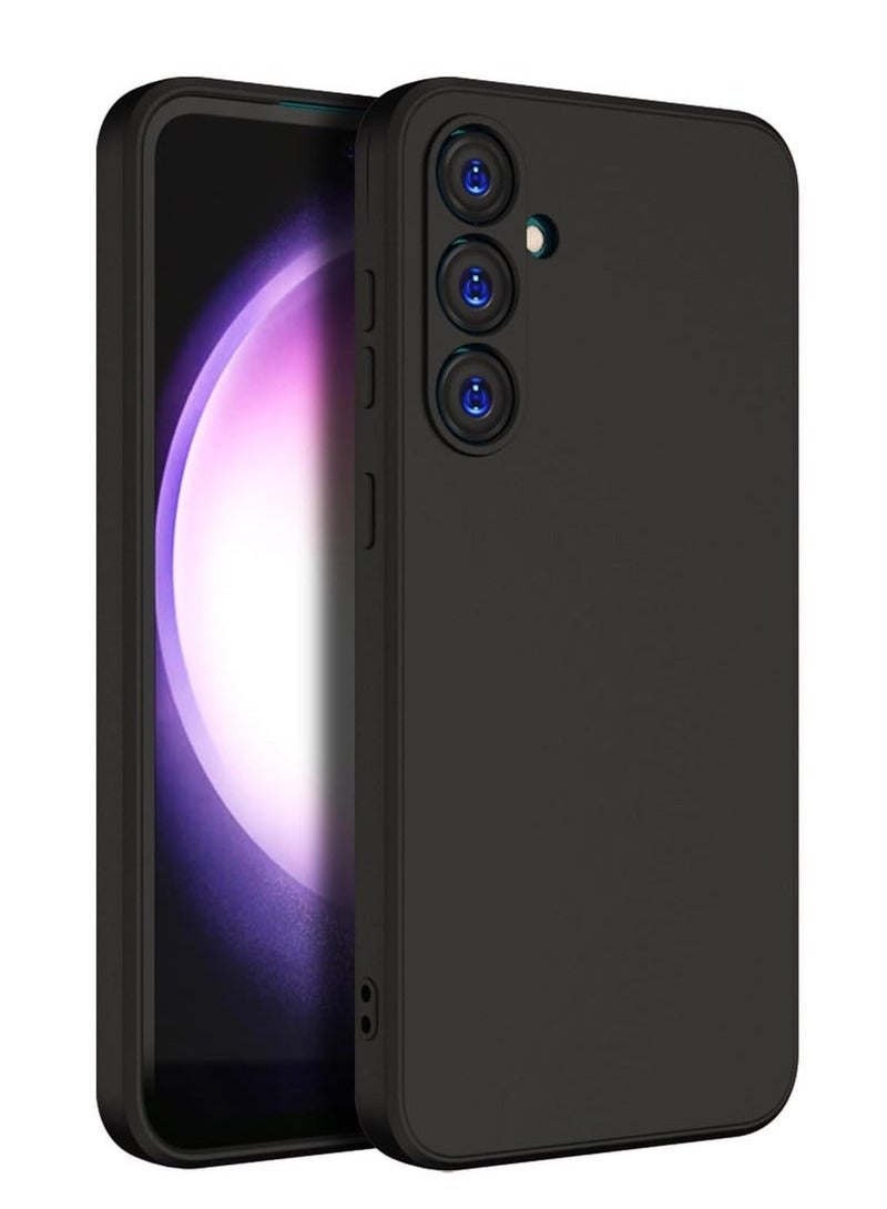 TIGER Samsung Galaxy A16 Case | Liquid Silicone Shockproof Protective Cover | Soft Anti-Scratch Case with Camera Protection | Slim & Durable Phone Case for Galaxy A16 (2024) Black - Image 1