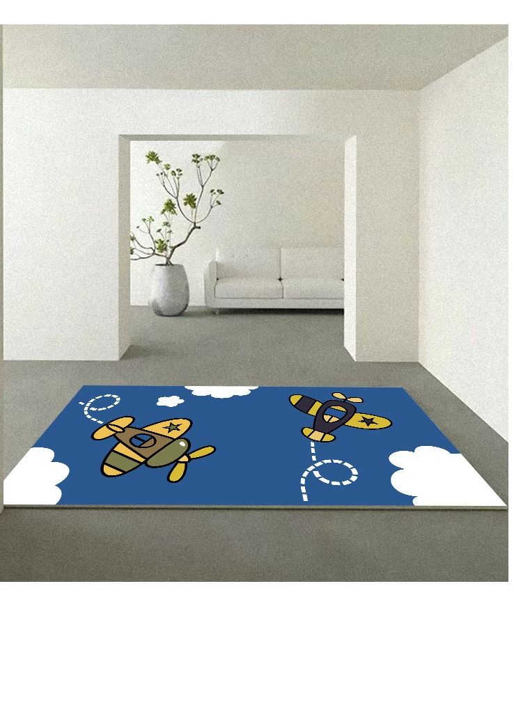 Factory Price Aeroplane Design Play Mat / Rug / Carpet For Kids Room - Image 1