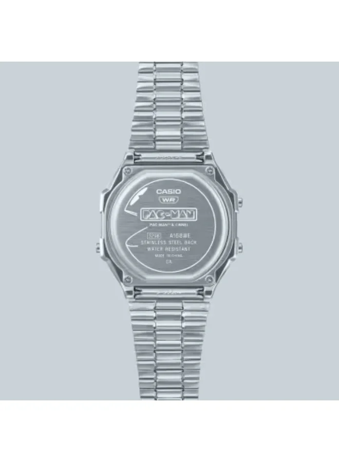 CASIO Unisex Stainless Steel Digital Watch A168WEPC-7ADR - 36.3 mm