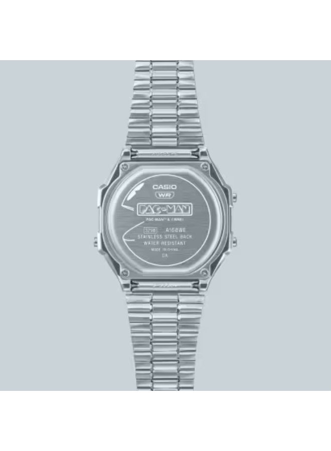 CASIO Unisex Stainless Steel Digital Watch A168WEPC-7ADR - 36.3 mm - Image 5