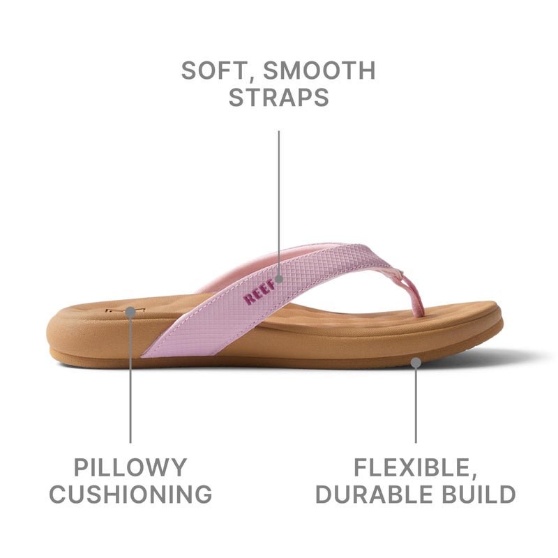 Reef Cushion Melody Womens Flip Flop, Soft and Supportive Cushion Footbed, Cameo Rose, 11 - Image 5