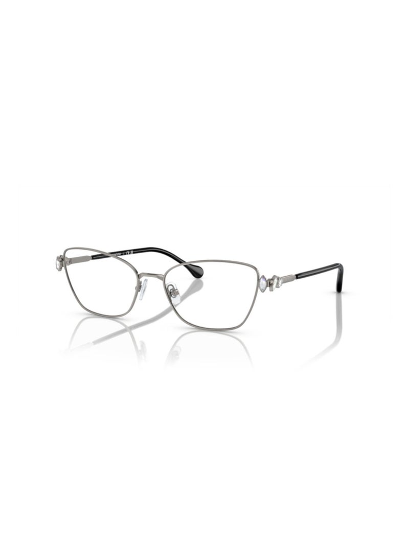 SWAROVSKI Swarovski Woman Square  Eyeglasses- Sk 1006 - Lense Size:53Mm - Gunmetal - Image 1