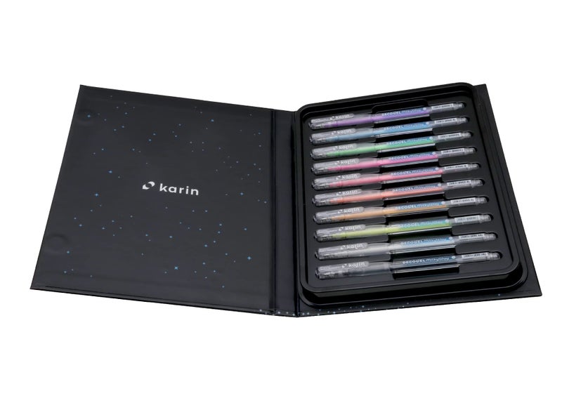 Karin Deco Gel 1.0 Milky Way 10 Colours Set, Gel Pens in Pastel Colours - Image 3