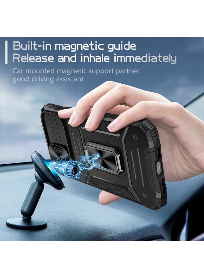 زبون جراب لهاتف iPhone 13 Pro Camshield Robot TPU Hybrid PC Phone Case - Image 2