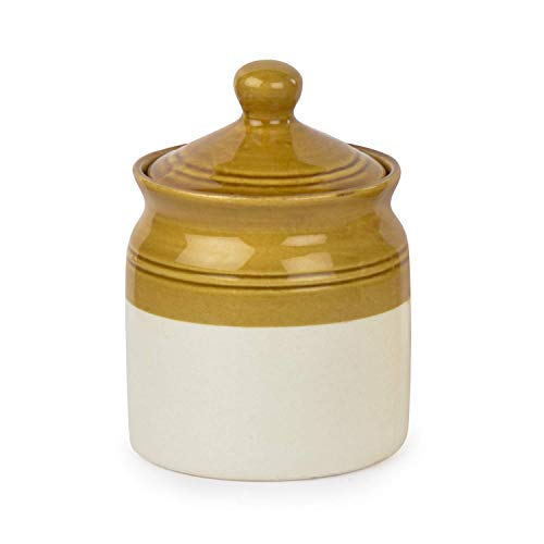 SHRIYAM CRAFTS Dining Table Pickle Jar ceramic Jars Containers For Storage hand Painted Ceramic Barni (JAR 250ML PACK OF 4) - Image 2