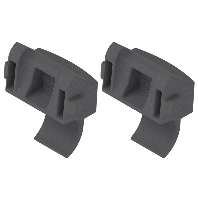 Blum 86Â° Opening Angle Restriction Clip, Pack of 20 Clips, Plastic, Deep Gray, Compatible with Compact BLUMOTION & Compact Clip Hinges