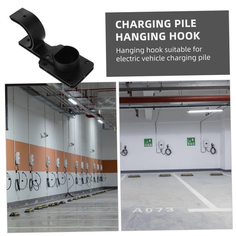Wall Mount EV Charger Holder Cable Management Hanger Easy Installation Durable Portable - Image 5