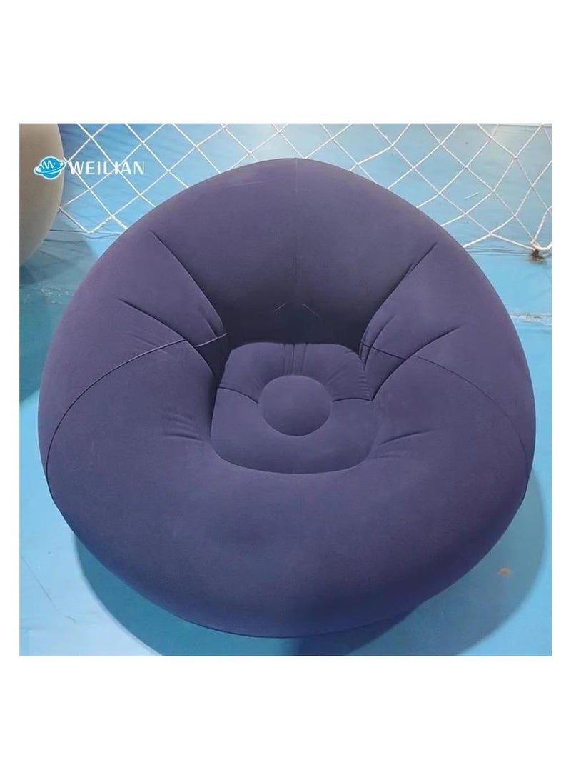 Generic Bean Bag Chair Enjoy comfortable seating and supports that smoothly support your body Available in green color TR - Image 2