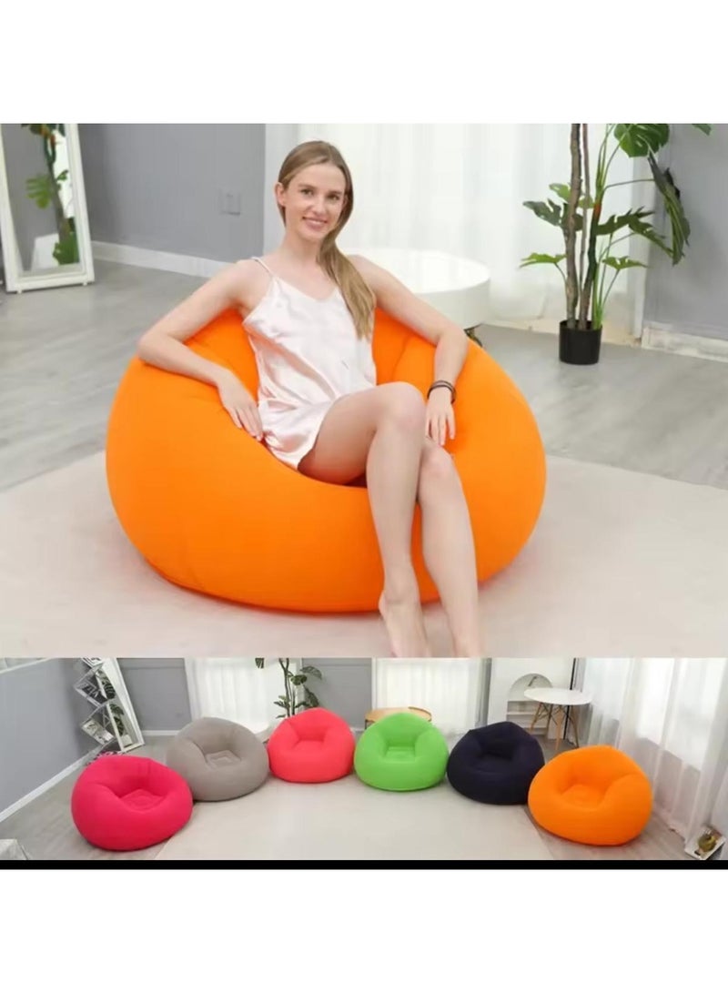 Generic Bean Bag Chair Enjoy comfortable seating and supports that smoothly support your body Available in green color TR - Image 4