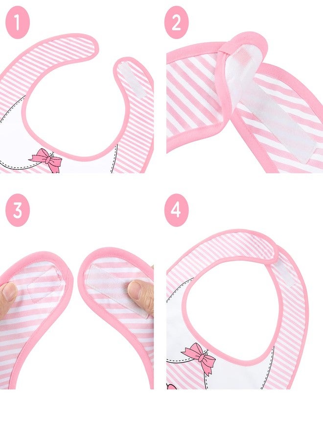 Littleforbig Cotton Waterproof Babydoll Printed Adult Bib with Adjustable Hook-and-Loop Fastener Closure - Baby Usagi Adult Bib - Image 3