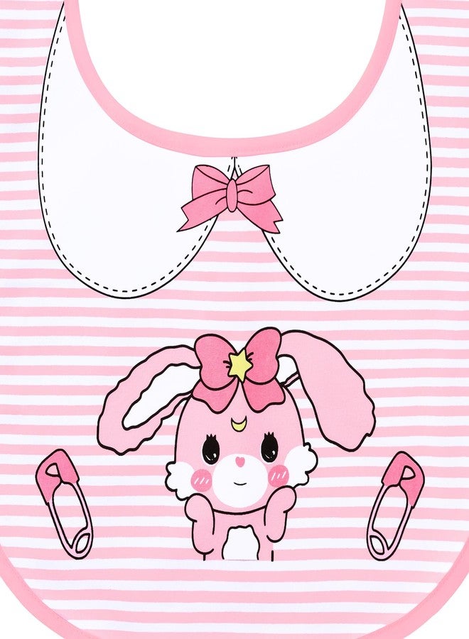 Littleforbig Cotton Waterproof Babydoll Printed Adult Bib with Adjustable Hook-and-Loop Fastener Closure - Baby Usagi Adult Bib - Image 4