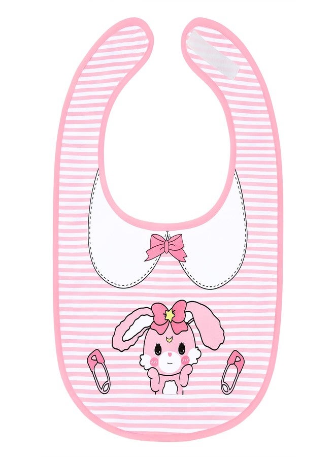 Littleforbig Cotton Waterproof Babydoll Printed Adult Bib with Adjustable Hook-and-Loop Fastener Closure - Baby Usagi Adult Bib - Image 1
