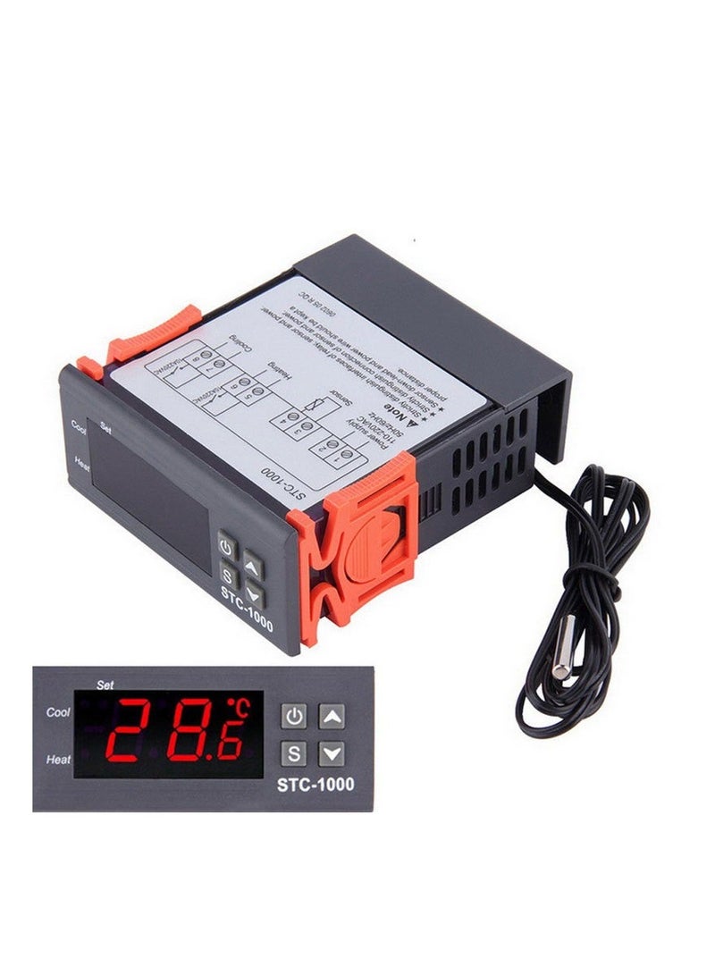 Y&D Versatile Fahrenheit Temperature Controller - STC-1000F,Machine Electronic Digital Display Switch for Refrigerator, and Heated Blanket Control with Sensor (110-220V)  - Image 3