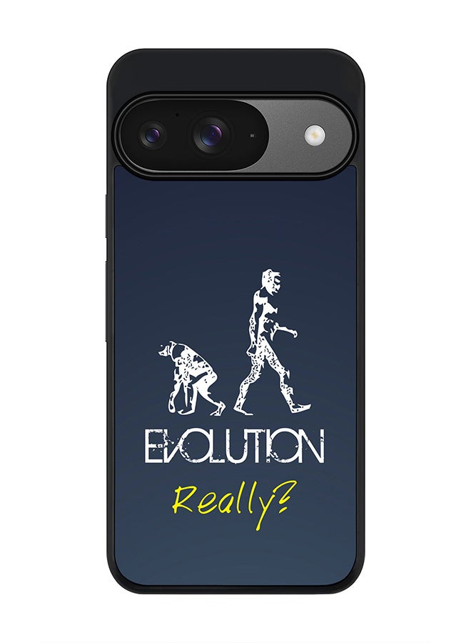 Stylizedd For Google Pixel 9 Case,Slim fit Camera Protection, Shockproof Thin Phone cover - Evolution, Really (Grey) - Image 1