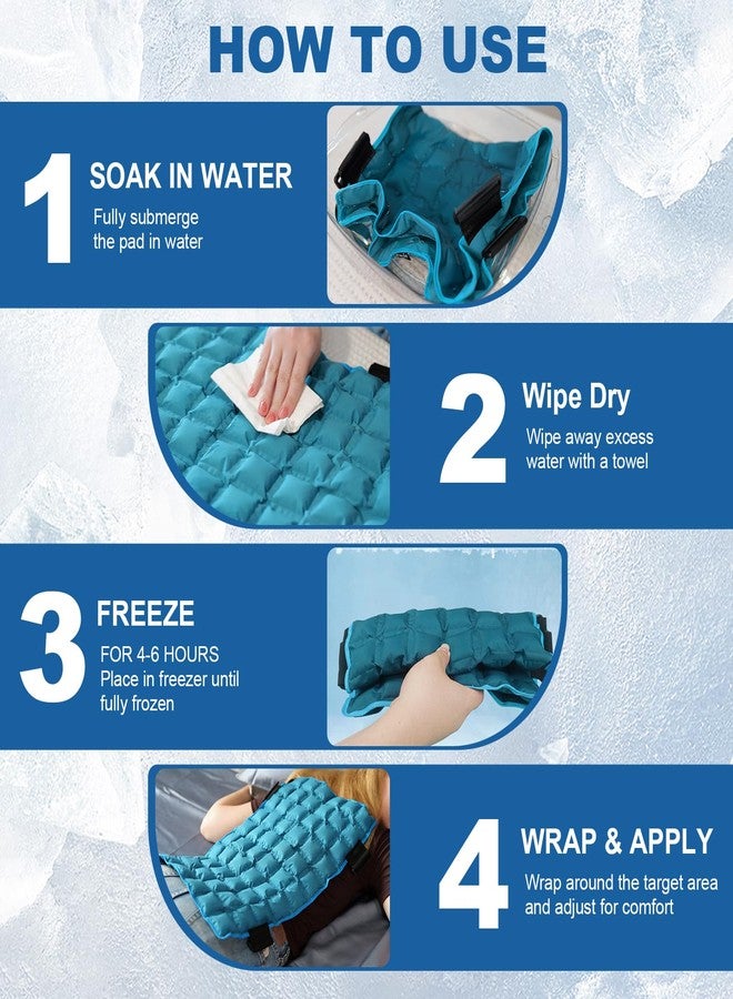 WORLD-BIO Large Ice Pack for Full Back Pain Relief, Reusable Cold Compress - Image 2