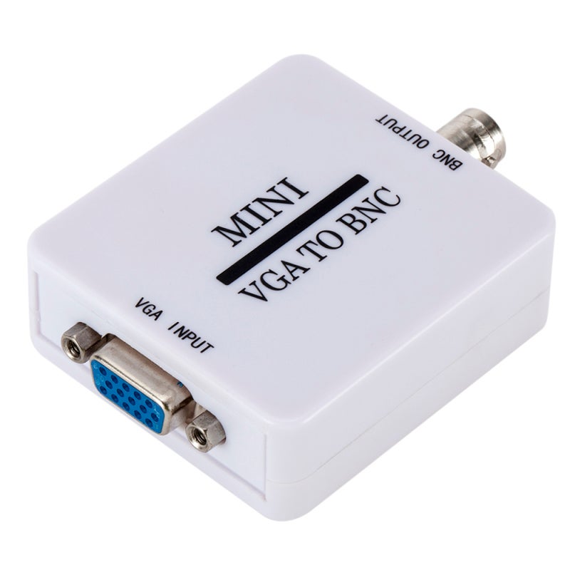 Video Converter: White, Auto Detects Converts PC Images To NTSC PAL - Supports SXGA 1920 @ 60Hz Input VGA Adapter for Home Theater Video Conferencing Lecture Room - Image 4
