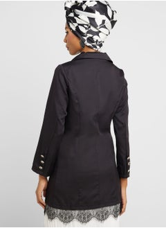 Khizana Double Breasted Lapel Blazer  - Image 2