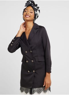 Khizana Double Breasted Lapel Blazer  - Image 1