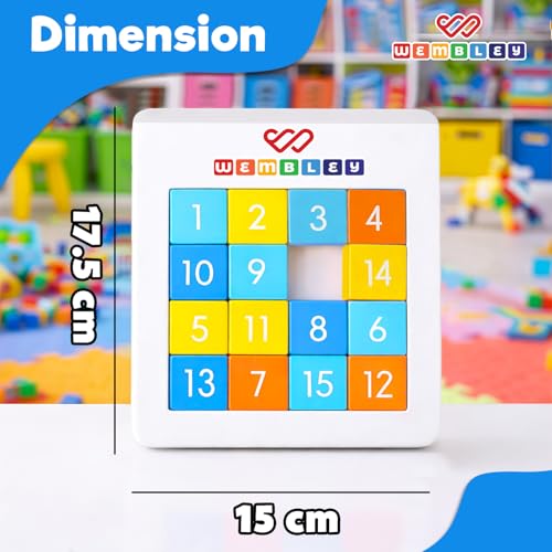 Wembley Number Brain Puzzle Game for Kids | Educational Toy for Boys & Girls Ages 5-14 Years | Improves Focus & Problem Solving - Image 2
