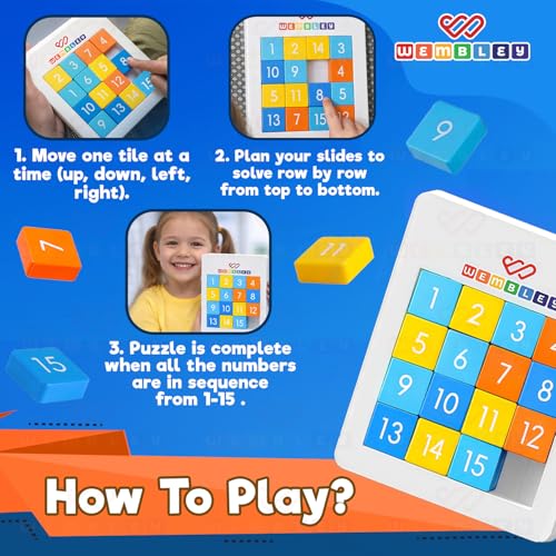 Wembley Number Brain Puzzle Game for Kids | Educational Toy for Boys & Girls Ages 5-14 Years | Improves Focus & Problem Solving - Image 4