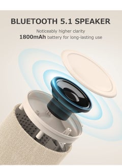 SYOSI SYOSI Bluetooth Speaker, Magnetic Wireless Charger Phone Holder, Bluetooth Speakers with Night Light, 2 in 1 Wireless Charging Station with Night Light and Speaker for iPhone 14 13 12  - Image 5